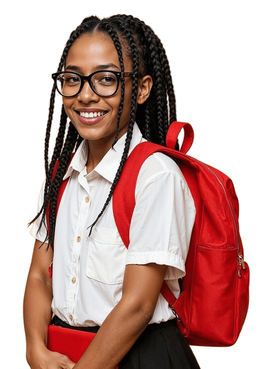 La fille de la page d'accueil de Toyekola